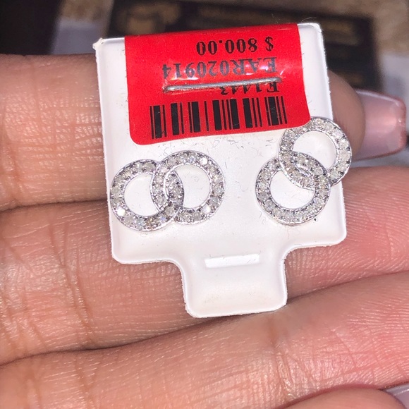 Real Diamond Earrings Appraisal incl. not CZ SALE! - Picture 3 of 4